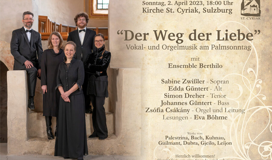 "Der Weg der Liebe" Vokal- und Orgelmusik am Palmsonntag