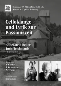 Celloklänge
und Lyrik zur Passionszeit