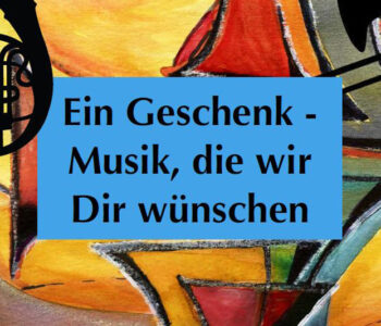 "Ein Geschenk - Musik, die wir Dir wünschen": Wir laden ein zum Sommerkonzert am 23. Juli 2023 um 19.30 Uhr in St. Cyriak, Sulzburg.