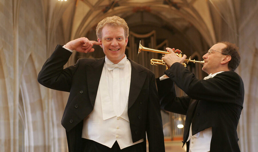 Bernhard Kratzer (Stuttgart), Trompete/Corno da caccia , Paul Theis (Stuttgart), Orgel